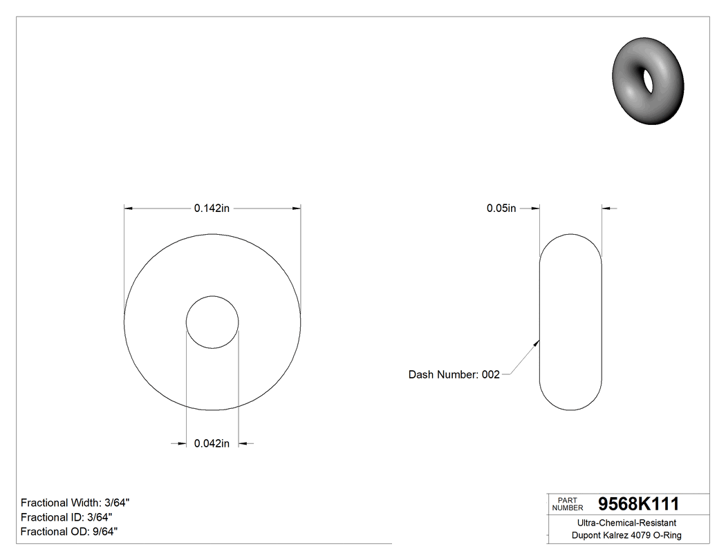 Technical drawing - 9568K111
